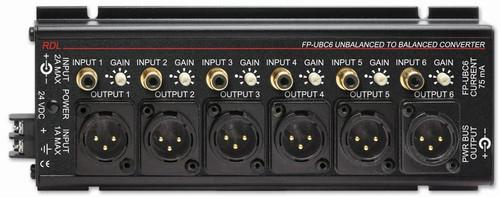 Illustrative image of: RDL FP-UBC6: Matching Amplifiers - Accessories: FPUBC6