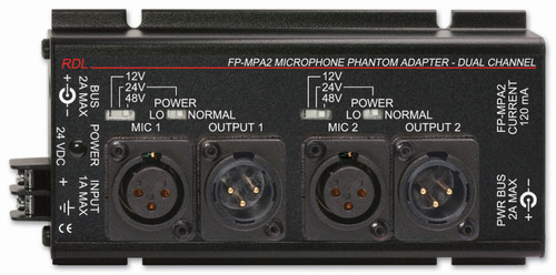 Illustrative image of: RDL FP-MPA2: Phantom Power Supplies: FPMPA2