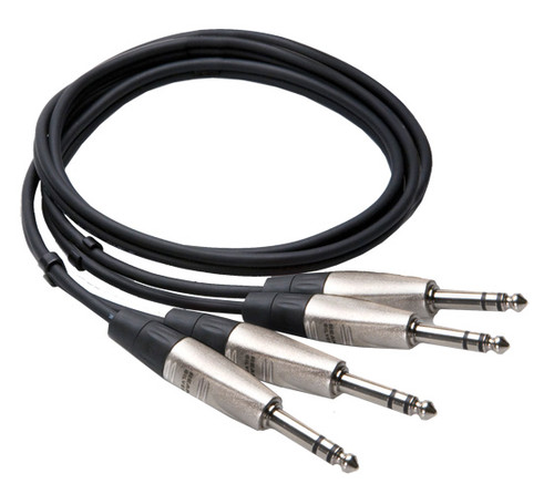 Illustrative image of: Hosa Technology HSS-010X2: Studio Cables: HSS-010X2