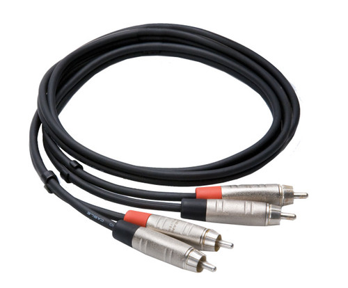 Illustrative image of: Hosa Technology HRR-020X2: Studio Cables: HRR-020X2