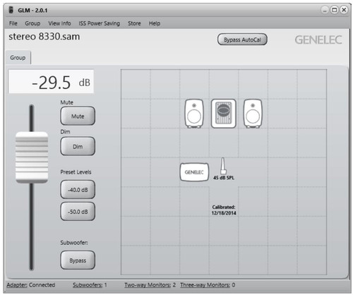 Illustrative image of: Genelec Loudspeaker Manager GLM 2.0: Studio Monitors - Powered: 8300-601