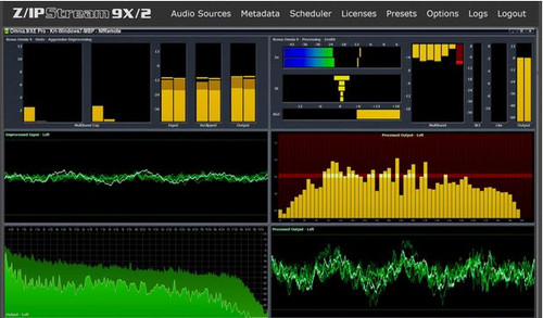 Illustrative image of: Telos ZIPSTREAM-9X2: Broadcast On Air Processing: ZIPSTREAM-9X2