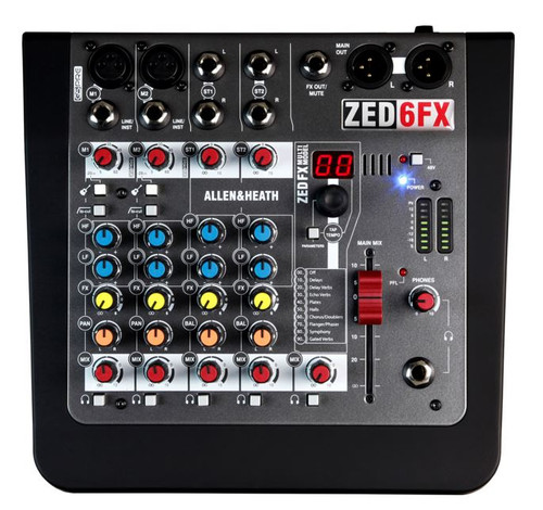 Illustrative image of: Allen and Heath ZED6FX: Recording Mixers: ZED6FX