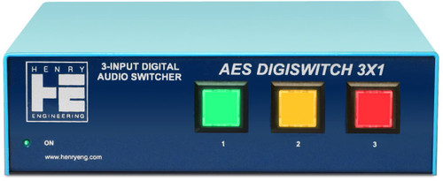 Illustrative image of: Henry Engineering AES DIGISWITCH-3X1: Switchers and Routers: DIGISWITCH-3X1
