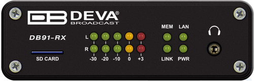 Illustrative image of: DEVA Broadcast DB91-RX: Codecs: DB91-RX