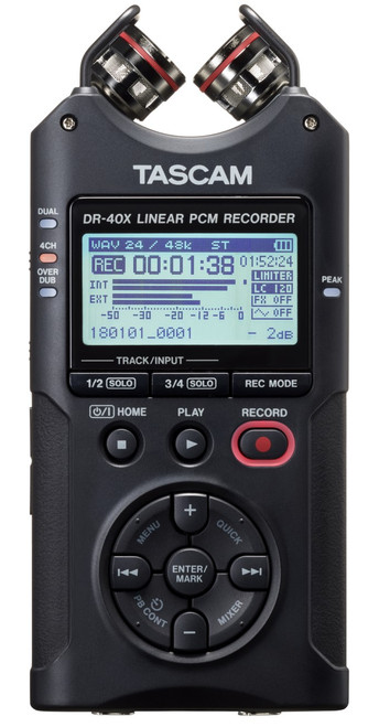 Illustrative image of: Tascam DR-40X: Portable Digital Recorders: DR-40X