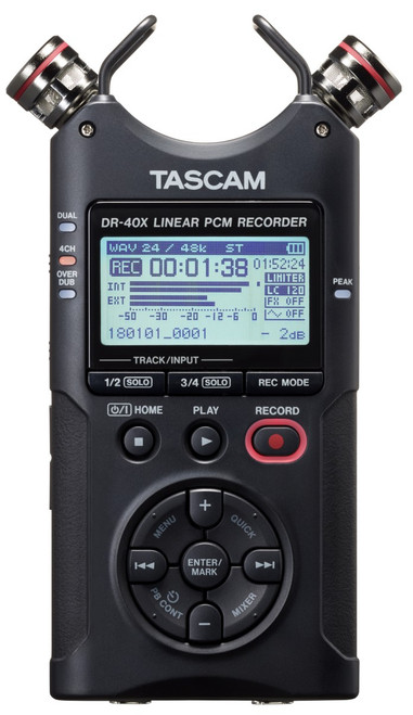 Tascam DR-40X - Portable Digital Recorders