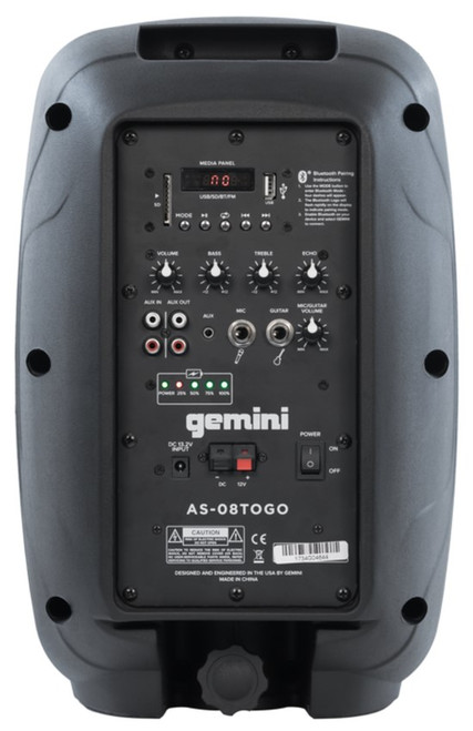 Gemini AS-08TOGO - PA Systems