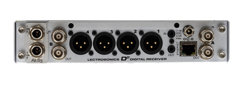 Illustrative image of: Lectrosonics DSQD-AES3: Wireless Microphone Transmitters and Receivers: DSQD-AES3