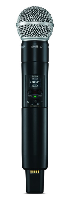 Illustrative image of: Shure SLXD2-SM58-G58: Microphones - Wireless: SLXD2-SM58-G58