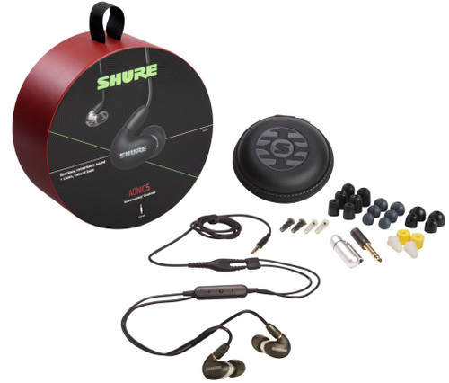 Illustrative image of: Shure AONIC 5 Earphones Black: Ear Buds: SE53BABK-UNI