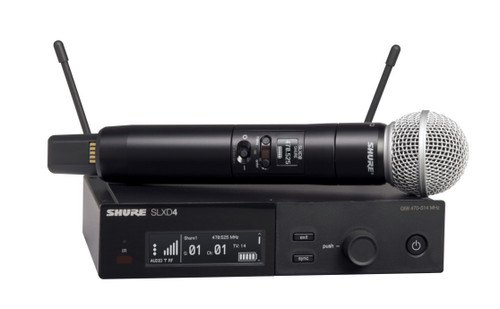 Illustrative image of: Shure SLXD24-SM58-G58: Wireless Microphone Systems: SLXD24-SM58-G58