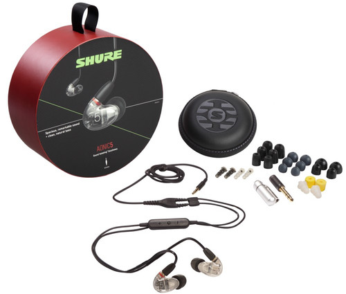 Illustrative image of: Shure AONIC 5 Earphones Clear: Ear Buds: SE53BACL-UNI