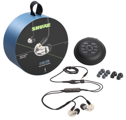 Illustrative image of: Shure AONIC 215 Earphones Clear: Ear Buds: SE215DYCL-UNI