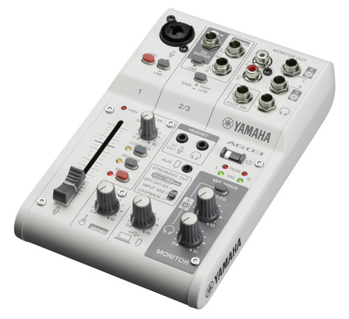 Illustrative image of: Yamaha AG03 MK2 White: Mixers: AG03MK2-W