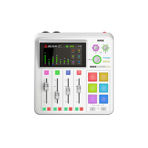 Rode RODECaster DUO White - Broadcast Supply Worldwide