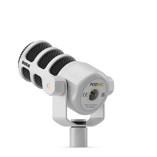 Rode PODMIC White - Broadcast Supply Worldwide