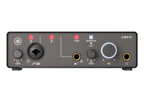 YAMAHA ur12mk3 オーディオインターフェイス Yamaha UR12MK3-B - Broadcast Supply Worldwide