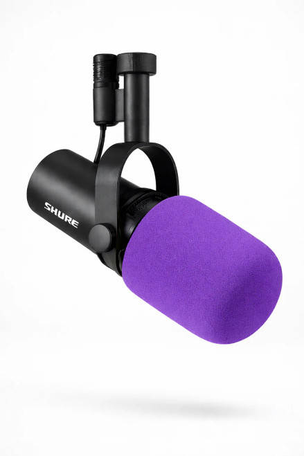 CSO Custom SM7B Pop Filter/Windscreen for Shure (Custom Purple)
