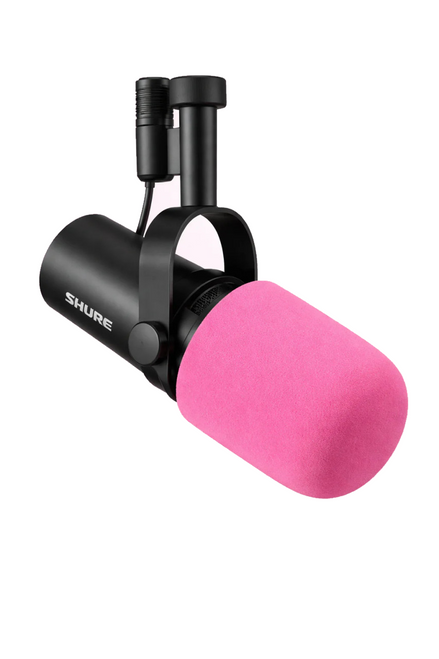 Chief Swag Officer SM7B Pop Filter/Windscreen for Shure (Blank Pink)