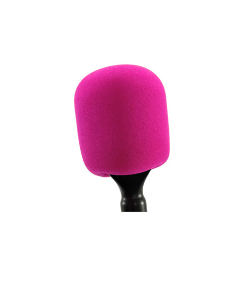 Chief Swag Officer Blank Mic Pop Cover for Wireless Microphones - Hot Pink