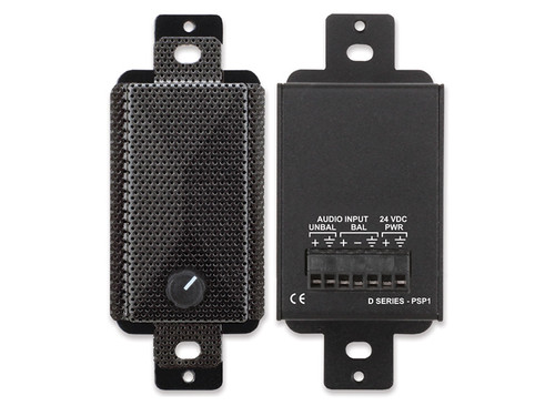 Radio Design Labs DB-PSP1 Decora-Style Active Loudspeaker - Black - User Level Adjust