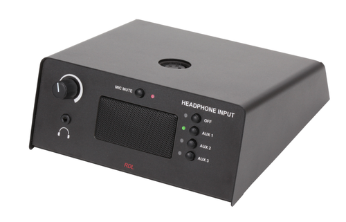 Radio Design Labs TP-BN14 Networked Mic Input and Selectable Monitor Station Front View