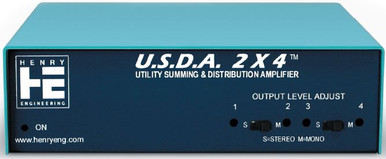 Illustrative image of: HENRYENGIN Henry Engineering USDA 2X4: Distribution Amplifiers;;Henry Engineering: Henry Engineering USDA 2X4
