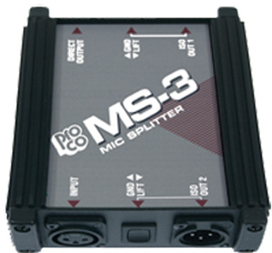 Illustrative image of: PROCO ProCo Sound MS3: Splitters and Combiners;;ProCo Sound: ProCo Sound MS3
