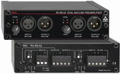 Illustrative image of: RDL Radio Design Labs RU-MLA2: Preamps;;RDL: Radio Design Labs RU-MLA2