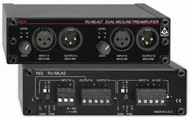 Illustrative image of: RDL Radio Design Labs RU-MLA2T: Preamps;;RDL: Radio Design Labs RU-MLA2T