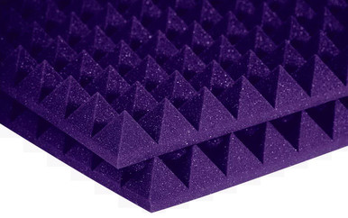 Illustrative image of: AURALEX Auralex Acoustics Pyramid 2 Purple: Acoustic Treatment;;Auralex Acoustics: Auralex Acoustics Pyramid 2 Purple