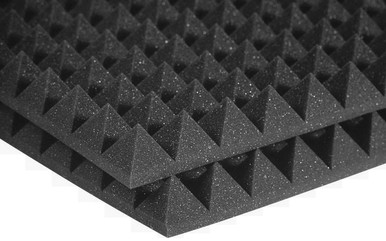 Illustrative image of: AURALEX Auralex Acoustics Pyramid 2 Charcoal: Acoustic Treatment;;Auralex Acoustics: Auralex Acoustics Pyramid 2 Charcoal