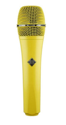 Illustrative image of: TELEFUNKEN Telefunken Elektroakustik M80 Yellow: Microphones;;Telefunken Elektroakustik;;Dynamic Microphones: Telefunken Elektroakustik M80 Yellow