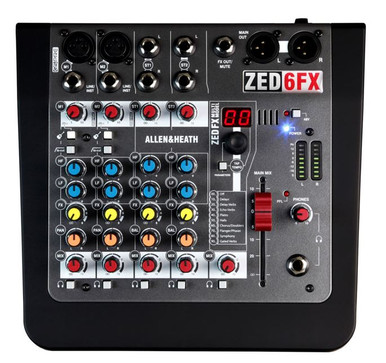メンデルページ　8BOX Allen and Heath ZED6FX - Recording Mixers