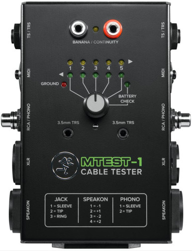 Illustrative image of: Mackie Mackie MTEST-1: Test Equipment;;Mackie: Mackie MTEST-1