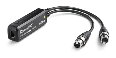 Audinate Dante AVIO 2ch Dante-アナログ出力変換 Audinate Dante AVIO 2ch Input Adapter - Interfaces and Routers