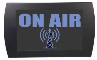 Illustrative image of: AMERECORD American Recorder OAS-2001M-BL: On Air Lighting;;American Recorder: American Recorder OAS-2001M-BL