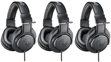 Audio Technica ATHM20X 3 Pack - Headphones and Headsets