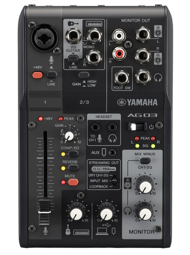 Yamaha AG03 MK2 Black - Mixers 