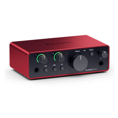 Illustrative image of: Focusrite Focusrite Scarlett Solo 4th GEN: USB Interfaces: Focusrite Scarlett Solo 4th GEN