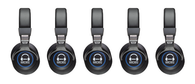 Illustrative image of: BSW BSW Aircans - Headphone 5 Pack: BSW;;Headphones;;BSW Bundles: BSW Aircans - Headphone 5 Pack
