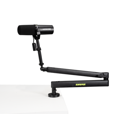 Illustrative image of: Shure Shure Low-Profile Desktop Mic Boom Stand: Shop by Category;;Microphone Booms;;Shure: Shure Low-Profile Desktop Mic Boom Stand