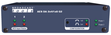 Illustrative image of: BTOOLS Broadcast Tools AES DA 2x4/1x8 G2 Term: Shop by Category;;Distribution Amplifiers;;Broadcast Tools: Broadcast Tools AES DA 2x4/1x8 G2 Term