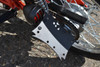 Motorcycle Side Axle Mount License Plate Holder Tail Light | LED Stop Tail Light