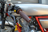 Brown Motorcycle handlebar grips