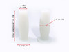 White Barrel Motorcycle Handlebar grips  | 7/8" (22mm) bars | Comfortable