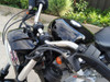 Matte Black Billet Aluminum Old School Harley Davidson Cafe Racer Risers - 1" Motorcycle handlebars