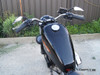 Matte Black Billet Aluminum Old School Harley Davidson Cafe Racer Risers - 1" Motorcycle handlebars
