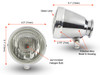 4.5 inch universal alloy vintage style headlight